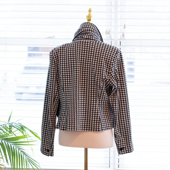 Cabi #3905 Houndstooth Shawl & Blazer // Jacket Size M w/shoulder pads - Picture 11 of 16